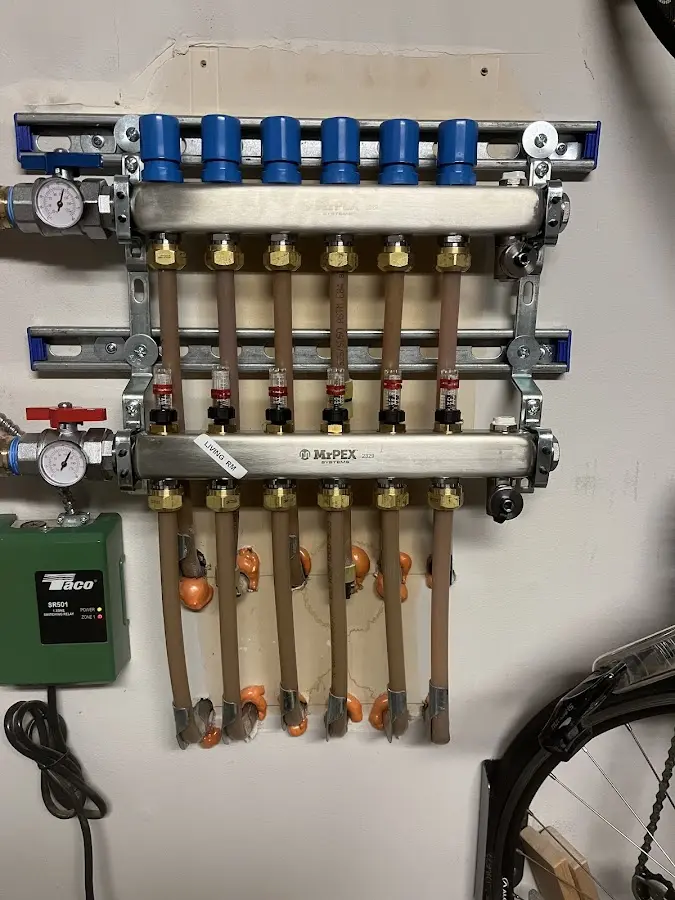 Plumber performing Leak Detection at a residential property in Economy